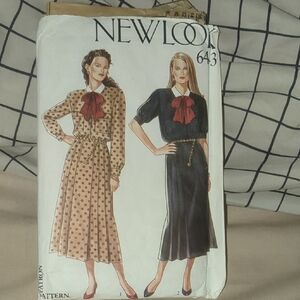 New Look Women's Maxi Skirt - Brown Polka Dot